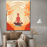 Yoga Picture To Color Paint by Numbers